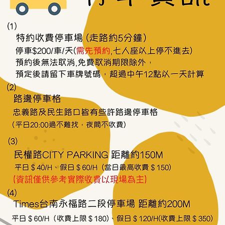 Chu'S Home類包棟家庭房#本國旅客須先匯款 Tainan Eksteriør bilde
